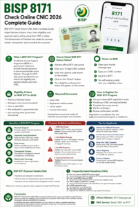 BISP 8171 Check Online CNIC 2026 Complete Guide