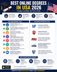 Best Online Degrees in USA 2026 with High Salary