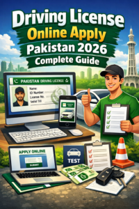 Driving License Online Apply Pakistan 2026 Complete Guide